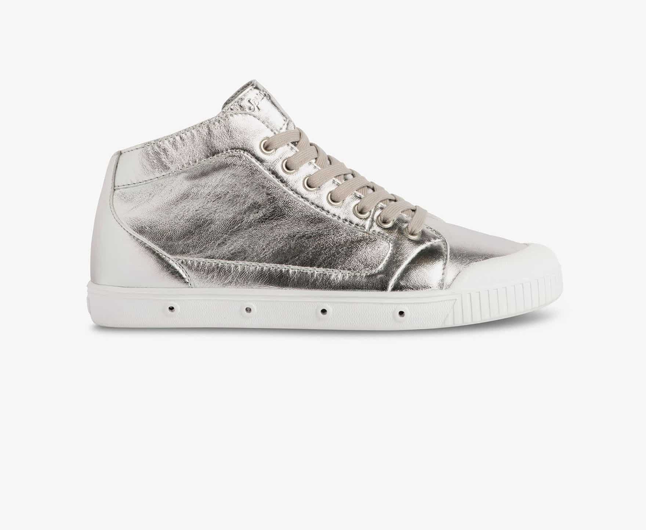 Spring Court M2 LAMBSKIN Women\'s Trainers Silver | South Africa-63LVZNCEA